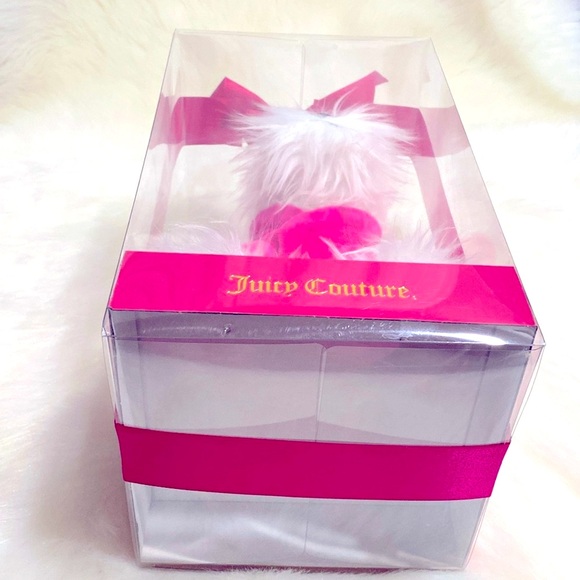Juicy Couture Pink Hoodie Dog Plush New Excellent Condition - Picture 3 of 7